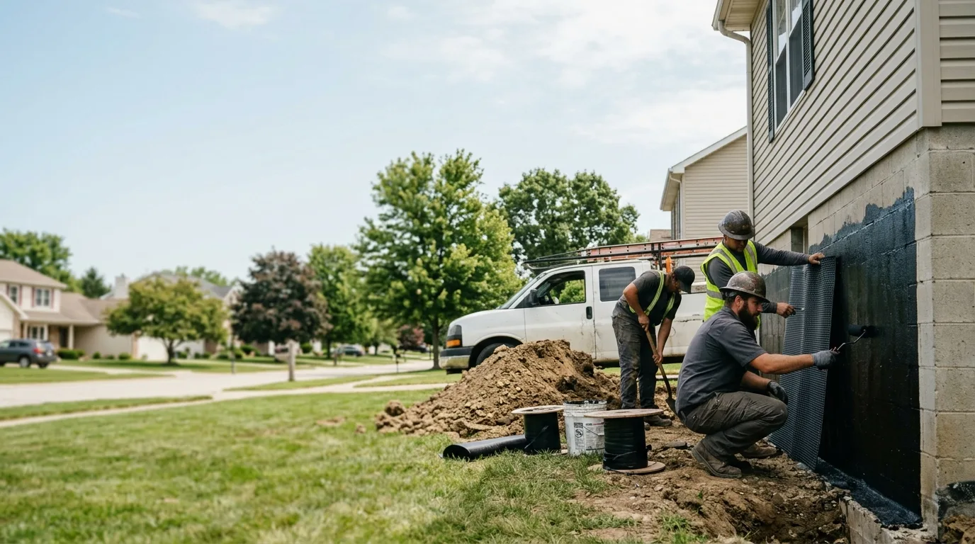 Basement Waterproofing in Farmersville, OH near me
